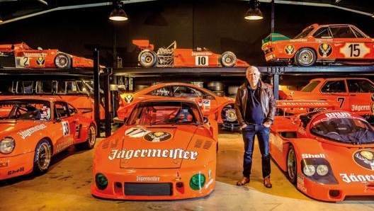 Eckhard Schimpf e le sue auto con livrea Jägermeister