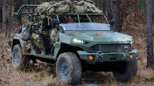 L’Isv è basato sul Chevrolet Colorado Zr2 e pesa circa 2.300 kg