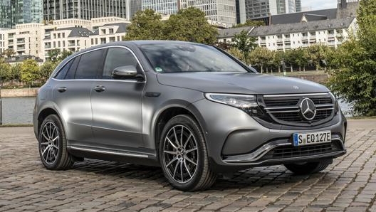 Il Suv elettrico Eqc ha due motori elettrici per un totale di 408 Cv