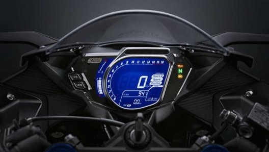 Il cockpit della Honda Cbr 250 RR 2022