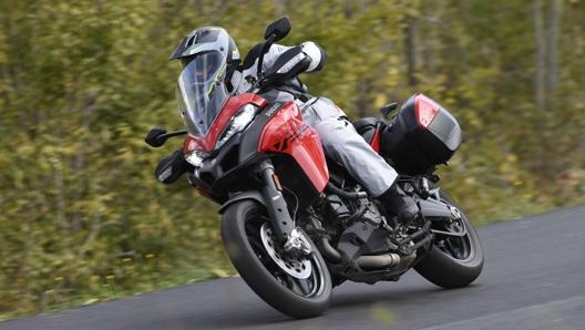 La V2 è la prima Multistrada depotenziabile a 35 kW e guidabile con la patente A2