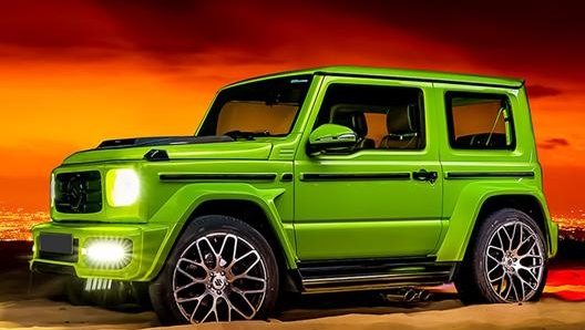 Una di queste Jimny “Brabus” è stata avvistata negli scorsi giorni a Londra