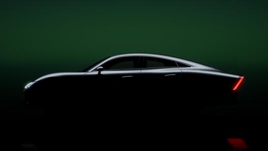 Il teaser della Eqxx diffuso dalla Mercedes