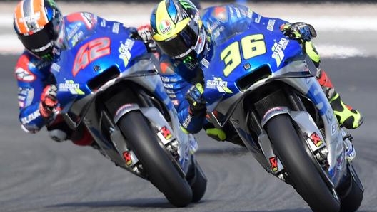 Joan Mir e Alex Rins. Afp