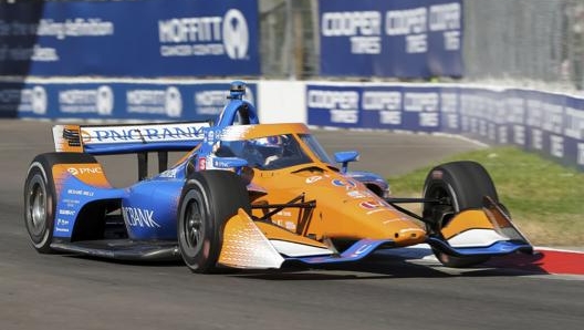 La Dallara-Honda del team Chip Ganassi di Scott Dixon. AP