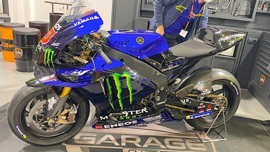 La Yamaha del campione del mondo della MotoGP Fabio Quartararo