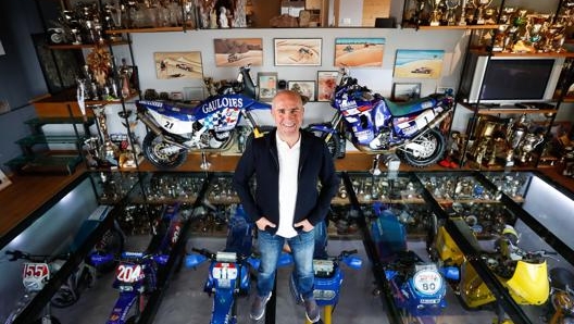 Peterhansel ha vinto anche 11 titoli francesi enduro e due Mondiali di quella che un tempo si chiamava “Regolarità”