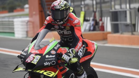 Aleix Espargaro sull'Aprilia 2020. Getty