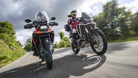 Honda Africa Twin vs Suzuki V-Strom: la nostra prova