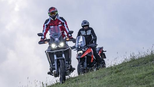 Honda Africa Twin e Suzuki V-Strom, tassellate oversize