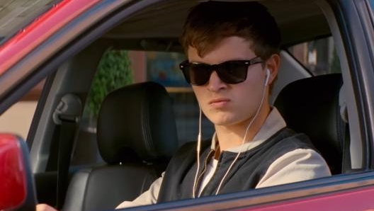 Ansel Elgort al volante della Subaru Wrx di Baby Driver