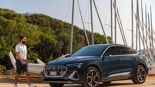 Nel suo tour, Bellini ha utilizzato una e-tron Sportback