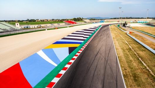 Un tratto del circuito di Misano Adriatico