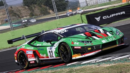 La Lamborghini Huracán GT3 Evo a Monza con Altoè, Galbiati e Venturini