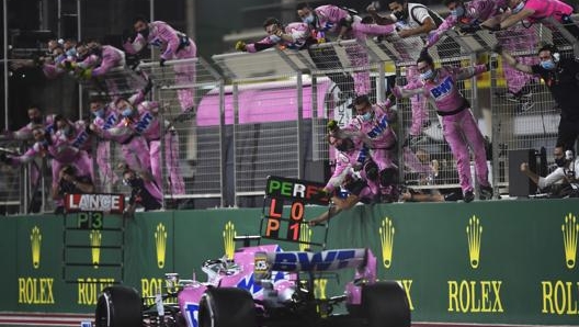 Sergio Perez, prima vittoria della carriera. Getty