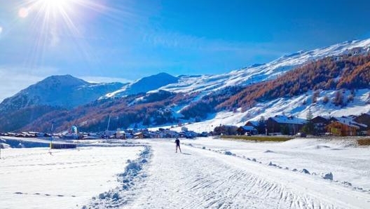 Il fondovalle di Livigno (So) si trova a quota 1.816 metri