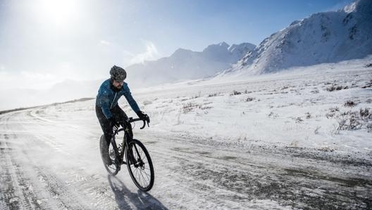 Nel viaggio himalayano Di Felice pedalerà a temperature inferiori ai -35° Celsius