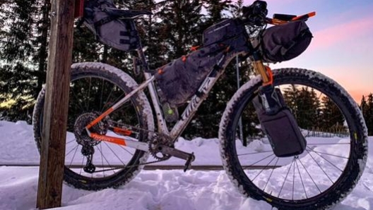 La mtb Wilier Triestina che Di Felice userà in Himalaya.