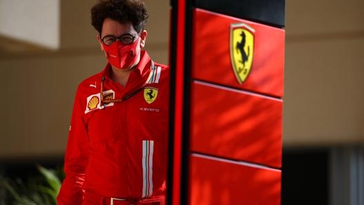 Mattia Binotto, team principal Scuderia Ferrari. Getty