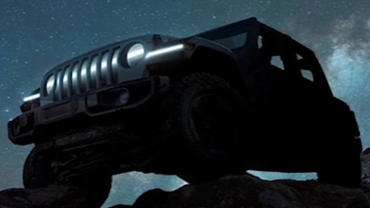 Una immagine del video pubblicato sulla prossima Jeep Wrangler elettrica