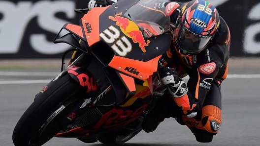 Brad Binder, 25 anni, una vittoria nella MotoGP 2020. Afp