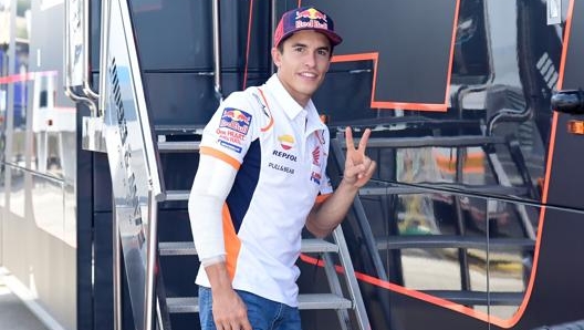 Senza ombria di dubbio la caduta di Marquez a Jerez è quella che ha segnato la stagione MotoGP 2020. Afp