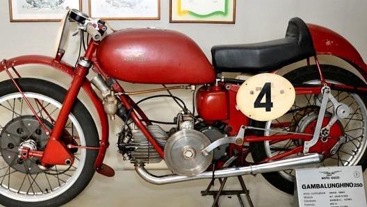 La Guzzi 250 con cui Ruffo vinse nel 1949