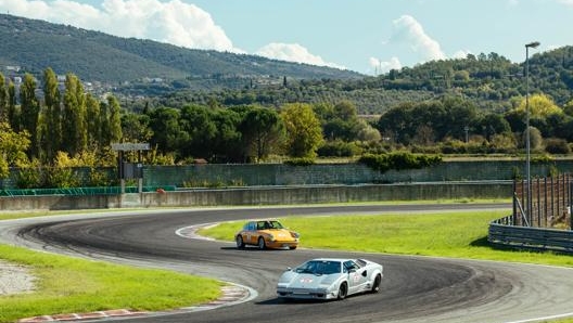 Emanuele Pirro in pista a Modena