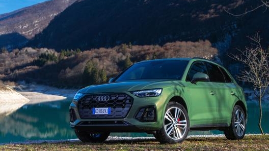 Il frontale della nuova Audi Q5