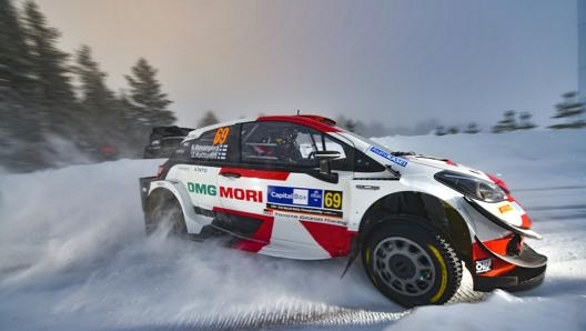 Il finlandese Kalle Rovanpera su Toyota Yaris Wrc. Toyota Gazoo Racing