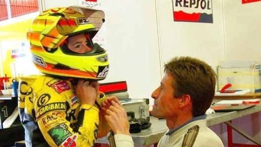 Papà Julià ha sempre seguito la carriera del figlio Marc (foto @marcmarquez93)