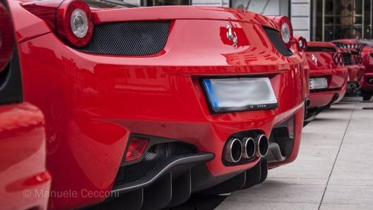 Ferrari 458, un bolide da 570 cavalli che non passa certo inosservato