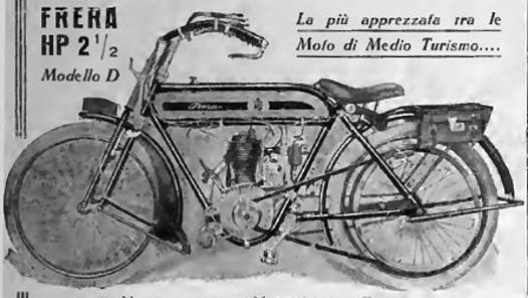 La pubblicità di una Frera 2,5 del 1915