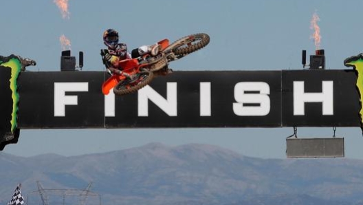 La whippata finale di Jorge Prado. Epa