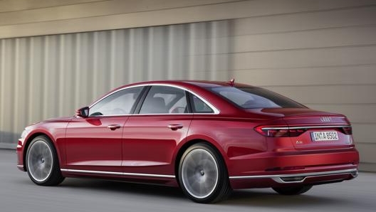 L’Audi A8 in tutta la sua eleganza