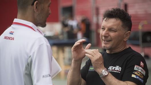 Fausto Gresini, 60 anni, in una foto scattata nel 2017. Getty