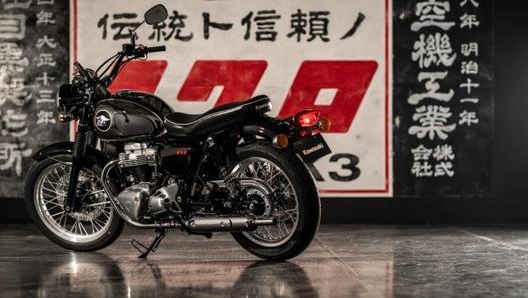 Il marchio Meguro, assorbito da Kawasaki all’inizio degli anni Sessanta, fu chiuso a metà decennio