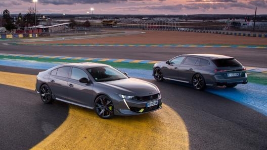 Peugeot 508 Sport Engineered nelle varianti berlina e station wagon sul tracciato di Le Mans