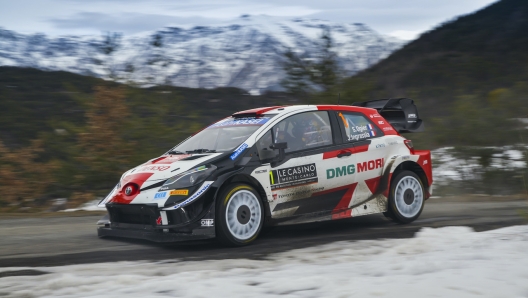 La Toyota Yaris del campione del mondo Sébastien Ogier. Toyota Gazoo Racing