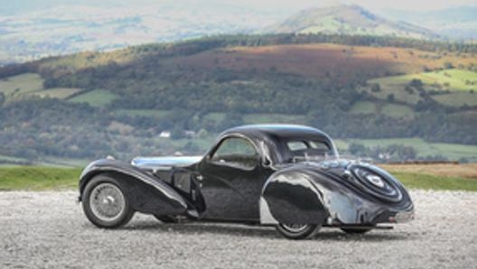 Il retro della  Bugatti  Type 57S Atalante del 1937