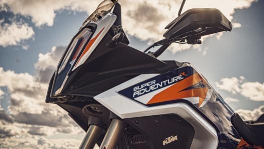 Il frontale della Ktm 1290 Super Adventure R