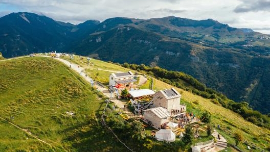 Il Rifugio Lausen sui Monti Lessini, nel Veronese, durante il Bam! edizione 2020. F. Ravassard