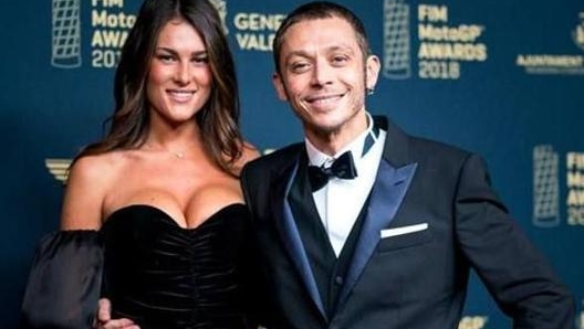 Francesca Sofia Novello con Valentino Rossi