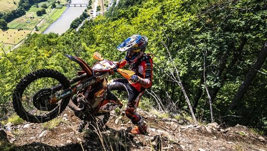 Il pilota tedesco, ufficiale Ktm, Manuel Lettenbichler