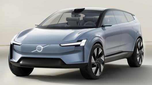 La trequarti anteriore della Volvo Concept Recharge