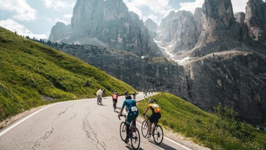 Lo scenario della Maratona dles Dolomites