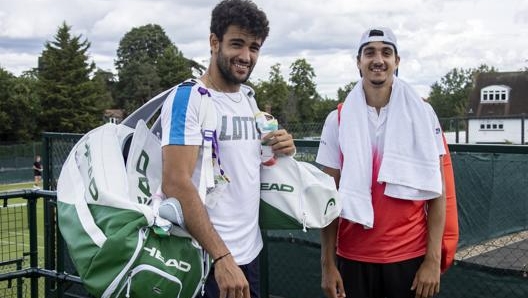 Matteo Berrettini e Lorenzo Sonego