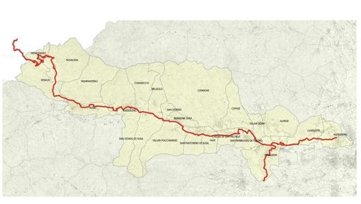 Una volta terminata, la Ciclovia Francigena della Valle Susa unir Alpignano al Moncenisio