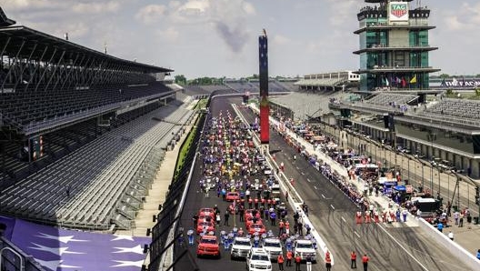 Una vista dell’Indianapolis Motor Speedway. Epa