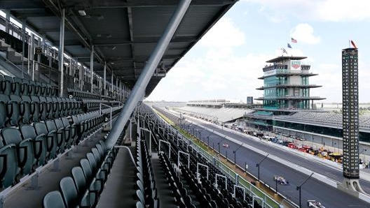 Una vista dell’Indianapolis Motor Speedway. Epa